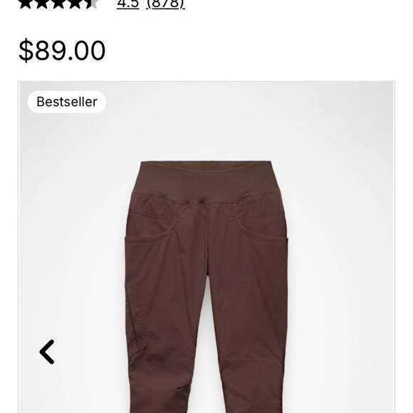 Prana Rust High-Waisted Pants - Picture 3 of 15